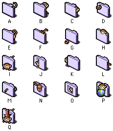 おさるフォルダーアイコン